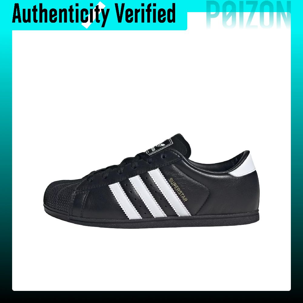 Adidas Shoes Superstar - รองเท้าสเก็ตบอร์ด Adidas Originals SUPERSTAR สำหรับผู้หญิง สีดำ
