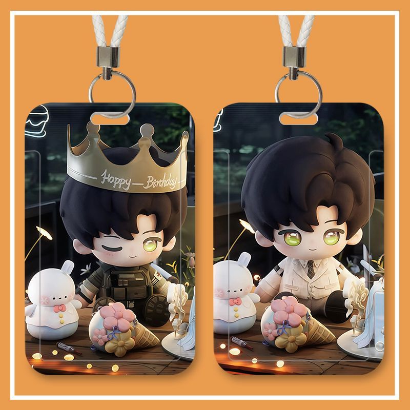 Lanyard Badge Holder - ที่ใส่บัตรประจำตัวลายอนิเมะ Love and Deepspace พร้อมสายคล้องคอ จี้
