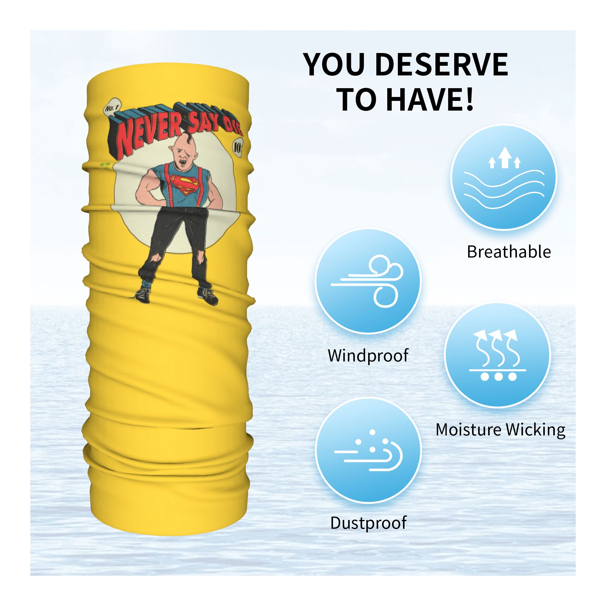 ที่คาดผมกันหนาวลาย The Goonies - Neck Warmer Tube บทวิจารณ์และราคา