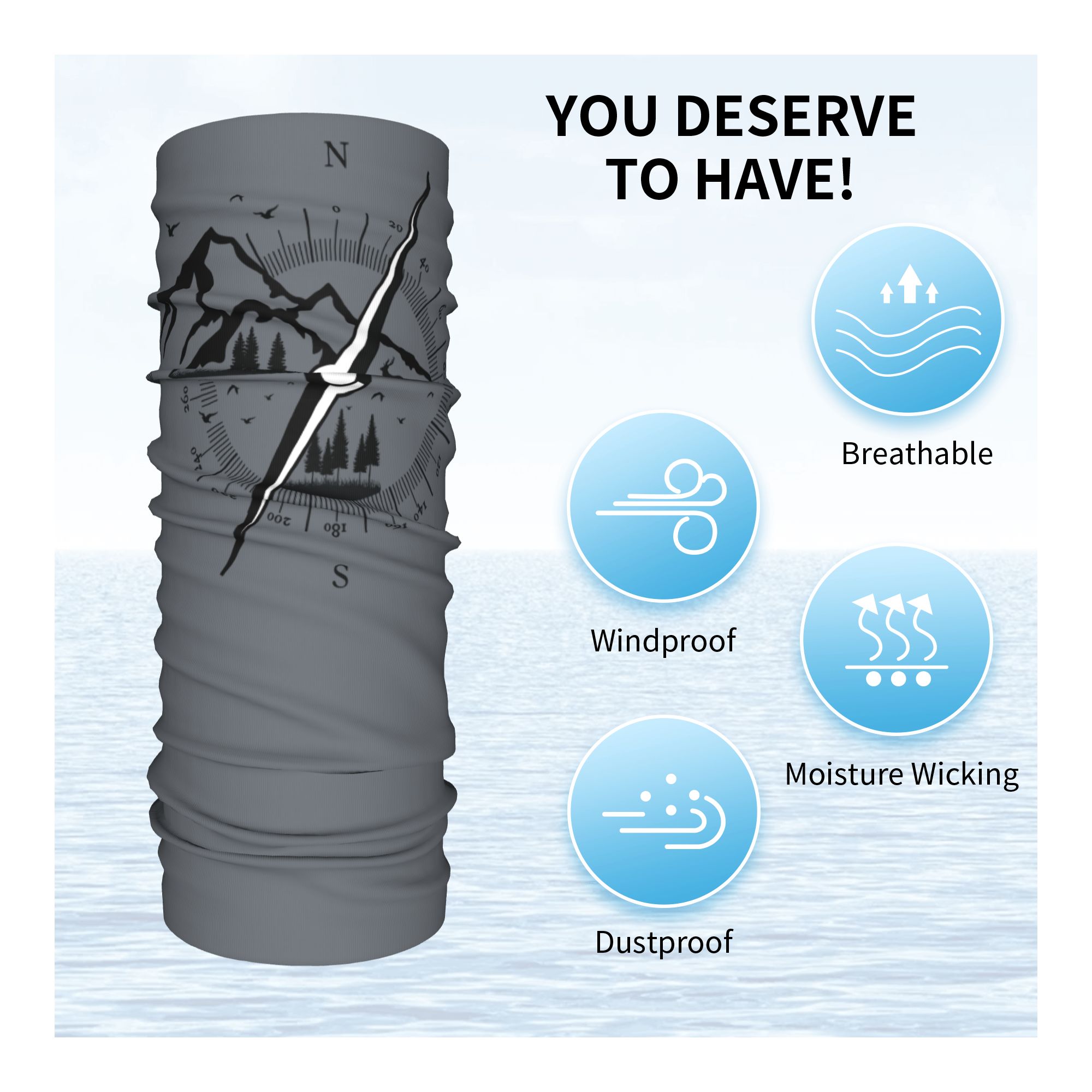 ผ้าพันคอแบบอเนกประสงค์สำหรับฤด - Neck Warmer Tube บทวิจารณ์และราคา