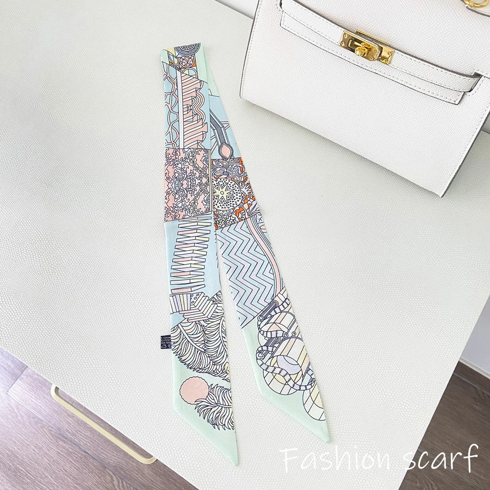 1PC แฟชั่นเกาหลีใหม่ผู้หญิง Tw - Silk Neck Scarf บทวิจารณ์และราคา
