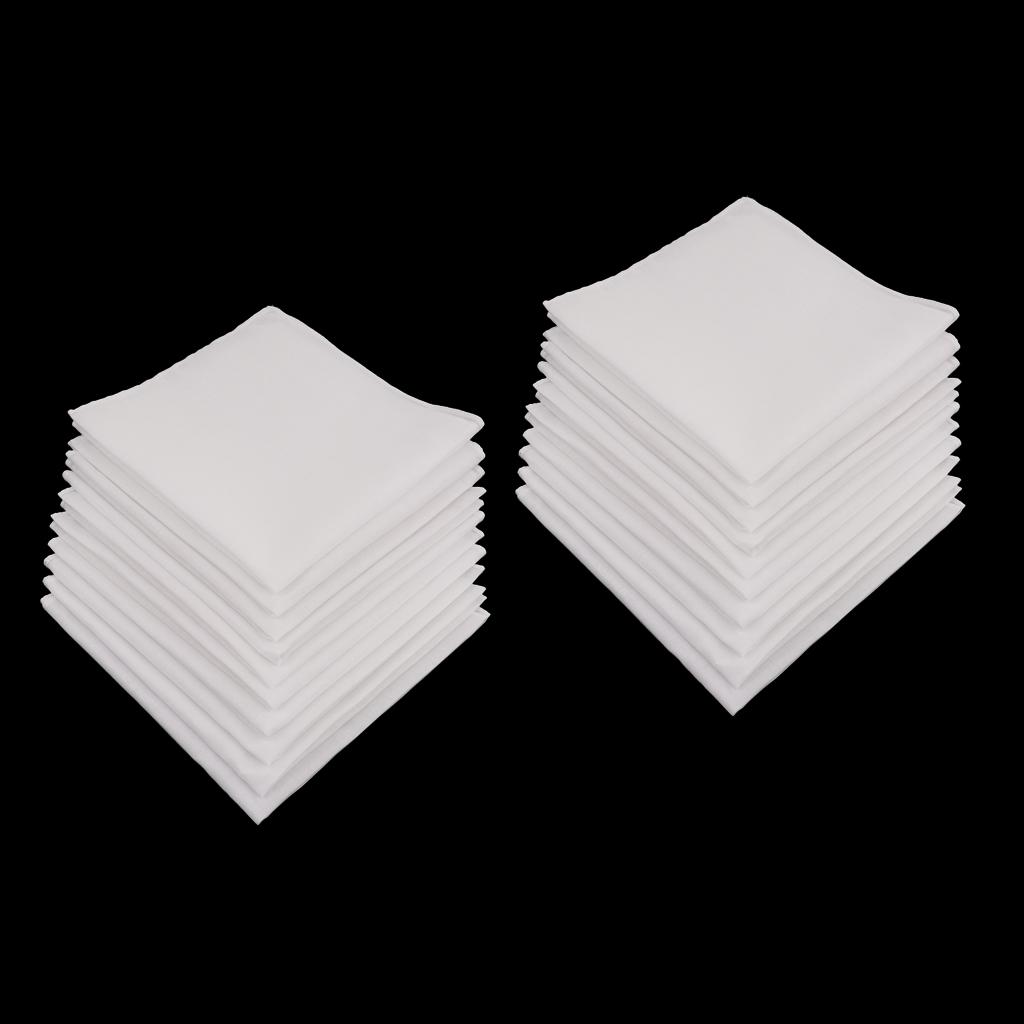 ชุดผ้าเช็ดหน้าผ้าฝ้ายสีขาว ลาย - Handkerchief Cotton Men บทวิจารณ์และราคา