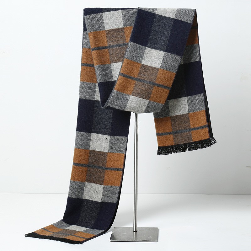 ผ้าพันคอแบรนด์ดีไซเนอร์ลายสก็อ - Muffler Men Wool บทวิจารณ์และราคา