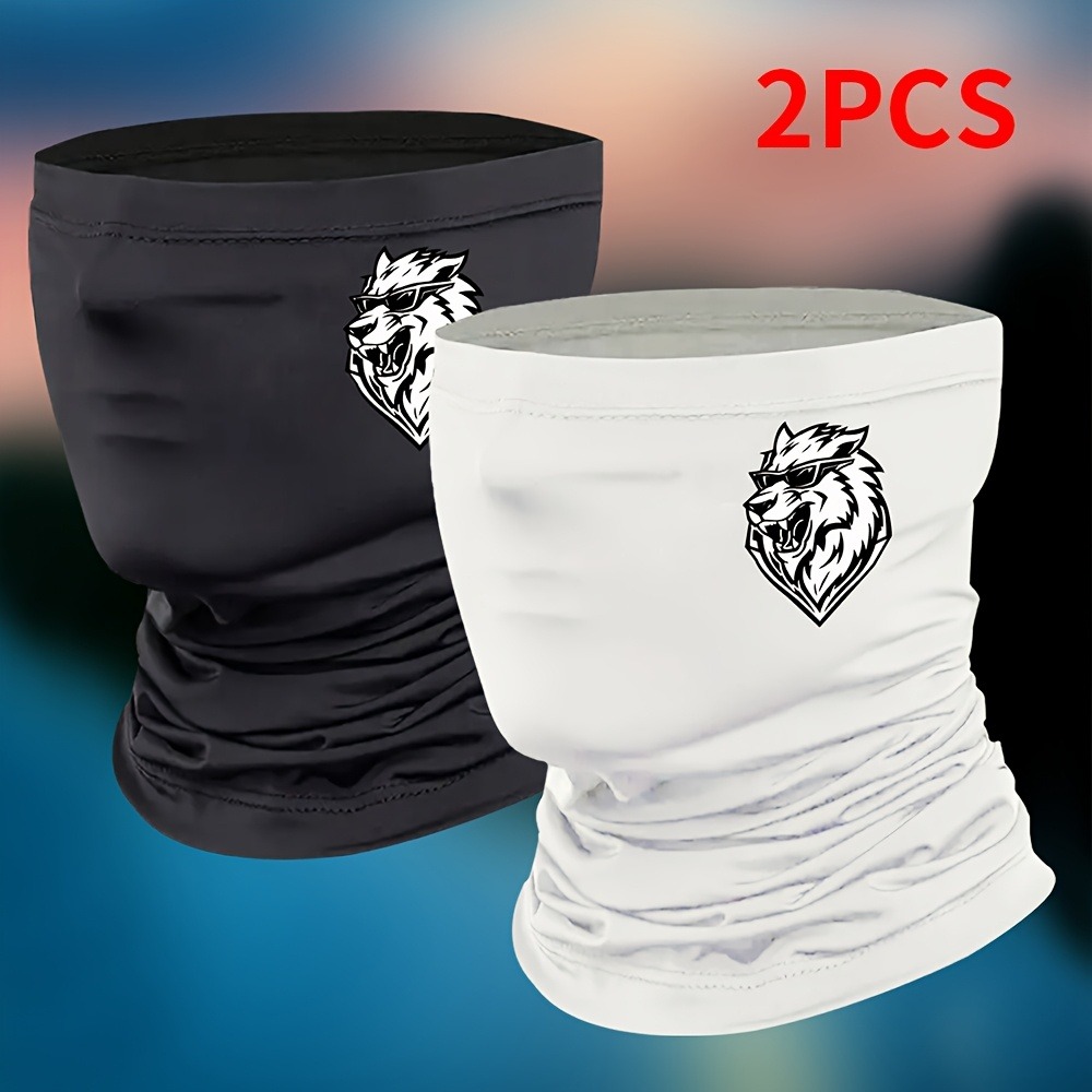 1 ชิ้น/2 ชิ้นพิมพ์ผ้าพันคอคอ,  - Neck Warmer Tube บทวิจารณ์และราคา